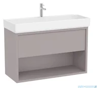 Szafki łazienkowe - Roca Tura Unik zestaw szafka z umywalką 100x43x60 SZLACHETNY SZARY A852037559 - miniaturka - grafika 1