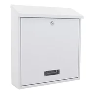 Skrzynki na listy - Rottner Skrzynka na listy ze stali rottner Bolzano, biały, t03429 3429 - miniaturka - grafika 1