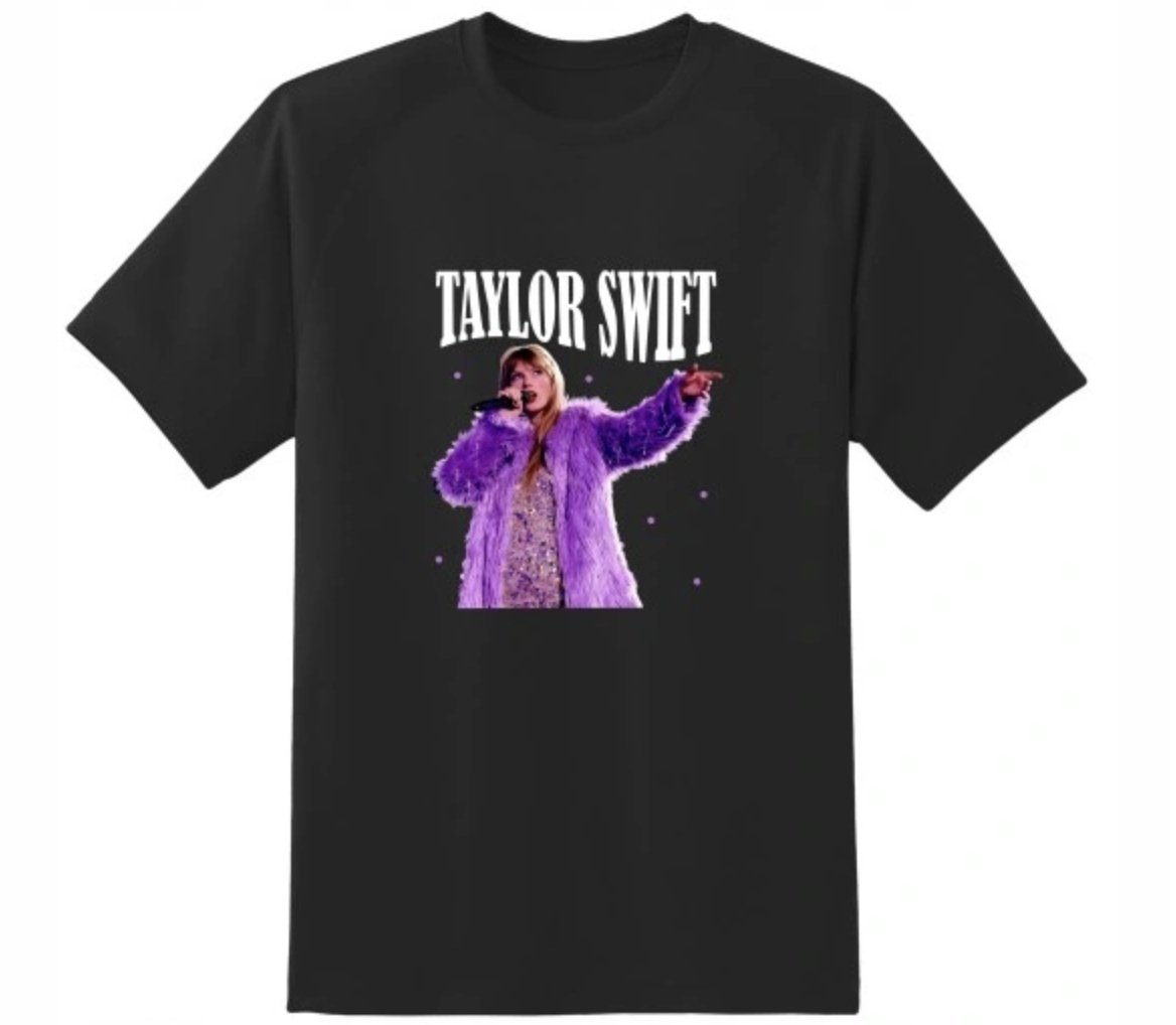 KOSZULKA Z NADRUKIEM MĘSKA ŚMIESZNA T-SHIRT TAYLOR SWIFT POP r. L 4