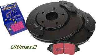 Przednie klocki Ultimax2 + tarcze hamulcowe 302mm EBC seria Premium Fiat Freemont -2012 - Tarcze hamulcowe - miniaturka - grafika 7