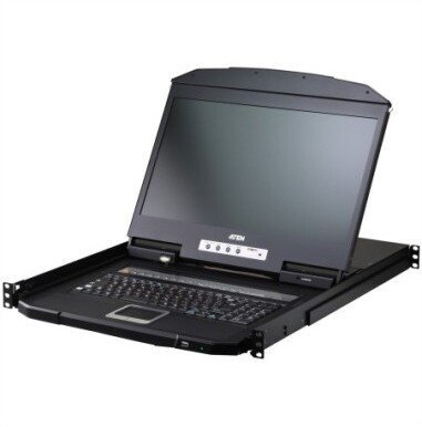 Konsola KVM Aten ATEN CL3716NX D – 16-portowa konsola KVM z interfejsem USB i HDMI, z szerokim ekranem LCD i układem klawiszy typu „single rail”, 14.01.7626