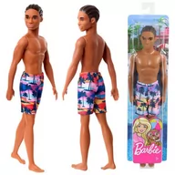 Lalki dla dziewczynek - Mattel Barbie Lalka plażowy Ken - miniaturka - grafika 1