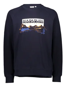 Napapijri Bluza w kolorze granatowym - Bluzy męskie - miniaturka - grafika 1