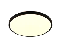 Lampy sufitowe - SLOPE R63771932 gładki okrągły plafon z czarną otoczką LED 34W DIM 2700-6500K + pilot - miniaturka - grafika 1