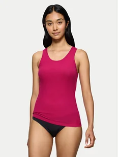 Triumph Top Beauty Layers 10221176 Różowy Slim Fit - Piżamy damskie - miniaturka - grafika 1
