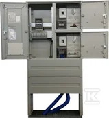 Inne akcesoria elektryczne - Szafka pomiarowa P2-RS/LZV/F, złącze kablowe - pomiarowe dla przyłączenia 2 instalacji, zasilane poprzez wcięcie magistralnej linii kablowej lub - miniaturka - grafika 1