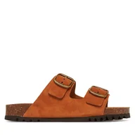 Klapki i japonki damskie - Klapki Scholl Josephine F32165 Brązowy - miniaturka - grafika 1