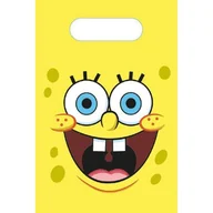 Opakowania i torebki na prezenty - Torebki Prezentowe Papierowe Sponge Bob 6Szt - miniaturka - grafika 1