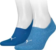 Skarpety termoaktywne - Puma Skarpety Puma Unisex Footie 2P niebieskie 907981 14 : Rozmiar - 43-46 - miniaturka - grafika 1