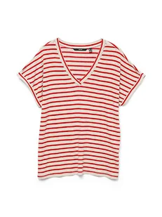 Vero Moda Koszulka w kolorze czerwono-białym - Koszulki i topy damskie - miniaturka - grafika 1