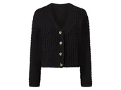 Swetry damskie - esmara® Kardigan damski (Czarny, M(40/42)) - miniaturka - grafika 1