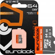 Karty pamięci - Karta Eurolook Karta Pamięci Micro SD Class 10 64GB EUROLOOK - miniaturka - grafika 1