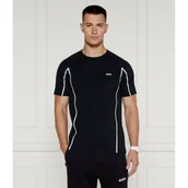 Koszulki męskie - BOSS GREEN T-shirt Tape | Regular Fit | stretch - miniaturka - grafika 1