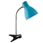 Lampy stojące - Lampka dziecięca z klipsem KATI 02863 Ideus na biurko niebieski - miniaturka - grafika 1