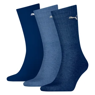 Skarpety wysokie PUMA PUMA CREW SOCK LIGHT 3P 90794004 – Granatowy - Skarpetki męskie - miniaturka - grafika 1