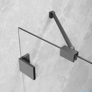 Radaway Essenza Pro Brushed GunMetal Pnd II parawan nawannowy 120cm lewy szczotkowany grafit 10102120-92-01L - Akcesoria do armatury i ceramiki - miniaturka - grafika 7