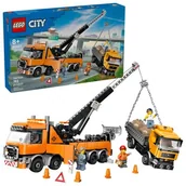 Klocki - LEGO 60467 City Wóz holowniczy z dźwigiem - miniaturka - grafika 1