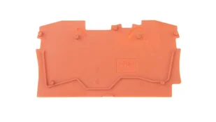 Wago Ścianka końcowa pomarańczowa TOPJOBS 2006-1292 /25szt./ 2006-1292 - Kostki, złączki, wtyczki - miniaturka - grafika 2