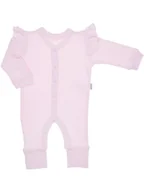 Pajacyki dla niemowląt - Niemowlęcy pajacyk bawełniany jasnoróżowy Nicol r.86 - miniaturka - grafika 1