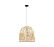 Lampy sufitowe - Immax 08263L - Żyrandol na lince PELO 1xE27/40W/230V śr. 50 cm rattan - miniaturka - grafika 1