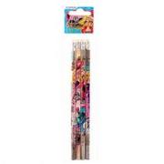 Ołówki - Starpak Starpak Barbie ołówek z gumką 4 szt - miniaturka - grafika 1