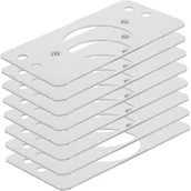 Zawiasy, okucia i inne akcesoria - Płyta zaczepowa drzwi Płyta wzmacniająca drzwi Wspornik płyty zaczepowej 8 sztuk Zestaw montażowy do drzwi przednich - miniaturka - grafika 1