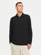 Koszulki męskie - Jack & Jones Polo William 12269034 Czarny Regular Fit - miniaturka - grafika 1