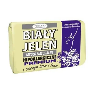 Pollena OSTRZESZÓW Mydło premium czarny bez hipoalergiczne 100 g - Mydła - miniaturka - grafika 1