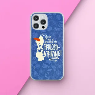 Etui Olaf 005 Disney Nadruk częściowy Niebieski Producent: Xiaomi, Model: REDMI 10C - Etui i futerały do telefonów - miniaturka - grafika 1