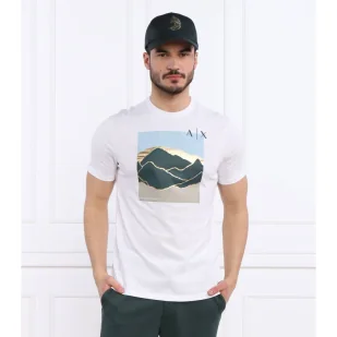 Armani Exchange T-shirt | Regular Fit - Koszulki męskie - miniaturka - grafika 1