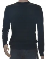 Swetry męskie - Sweter sweterek męski czarny z kaszmirem 3XL - miniaturka - grafika 1