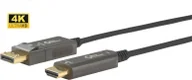 Złącza, przejściówki, adaptery - MicroConnect Premium Optic DP - kabel HDMI 30 m, DP 1.4 - Obsługa HDMI 2.0 4K 60 Hz, 18 Gb/s, YUV 4:4: 4, EDID/HDCP2.4 - miniaturka - grafika 1