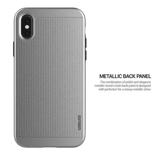 Obliq Slim Meta - Etui iPhone Xs / X (Satin Silver) - Etui i futerały do telefonów - miniaturka - grafika 2