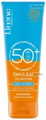 Balsamy i kremy do opalania - Lirene - Emulsja ochronna - Skóra wrażliwa - SPF50+ - 120 ml - miniaturka - grafika 1