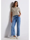 Koszulki i topy damskie - Street One Koszulka w kolorze szarobrązowym - miniaturka - grafika 1