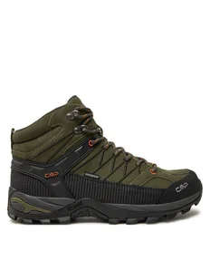 CMP Trekkingi Rigel Mid Trekking Shoes Wp 3Q12947 Khaki - Buty trekkingowe męskie - miniaturka - grafika 1