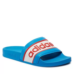 Klapki adidas Adilette ID5798 Brblue/Ftwwht/Red - Klapki i japonki męskie - miniaturka - grafika 1