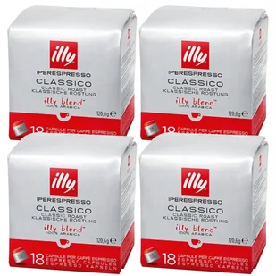Kapsułki Illy Espresso Classico, 72 Sztuki - Kawa w kapsułkach i saszetkach - miniaturka - grafika 1