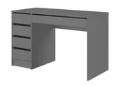 Biurka - Uniwersalne biurko MAX z szufladami Grafit - miniaturka - grafika 1