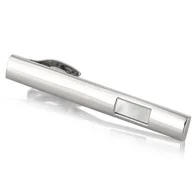 Spinki do mankietów i krawatów - Spinka do krawata z masą perłową SLK-559 - miniaturka - grafika 1