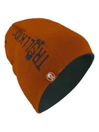 Czapki dla dzieci - Trollkids Dwustronna czapka beanie "Troll" w kolorze jasnobrązowo-granatowym - miniaturka - grafika 1