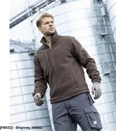 Bluzy męskie - Ardon 450 - bluza polarowa - Brązowy H9432 S - miniaturka - grafika 1