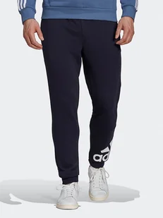 Adidas Spodnie dresowe "BL FT" w kolorze granatowym - Spodnie sportowe męskie - miniaturka - grafika 1
