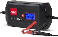 Prostowniki samochodowe - AMiO Prostownik cyfrowy std gel agm wet max 10a 12v 24v amio-04525 - miniaturka - grafika 1