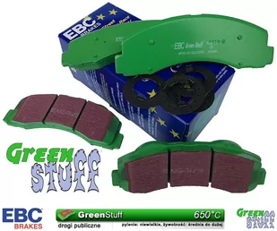 Przednie klocki GreenStuff + NAWIERCANE NACINANE tarcze hamulcowe EBC seria GD Ford F-150 2010- - Tarcze hamulcowe - miniaturka - grafika 3