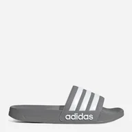 Klapki i japonki męskie - Klapki basenowe męskie Adidas Adilette Shower Slides GY1891 38 Szare (4065425148849) - miniaturka - grafika 1