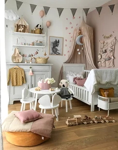 Szary mobil księżyc dla niemowlaka Velvet - Karuzele dla niemowląt - miniaturka - grafika 1