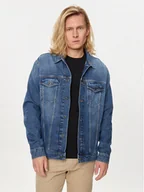 Kurtki męskie - Pepe Jeans Kurtka jeansowa Pinners PM402715 Niebieski Regular Fit - miniaturka - grafika 1