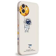 Etui i futerały do telefonów - Etui IPHONE 13 Astronauta NASA kremowe - miniaturka - grafika 1