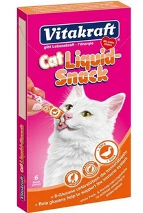 Vitakraft Cat Liquid-Snack Z Kaczką 6X15G [23520] - Suplementy i witaminy dla kotów - miniaturka - grafika 4